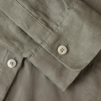 Verity | Women's Cropped Oversized Long Sleeve Button-Down Shirt