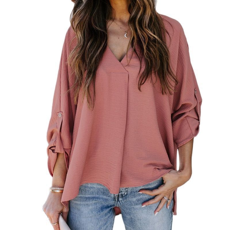 Winifred | Women's V-Neck Long Sleeve Blouse